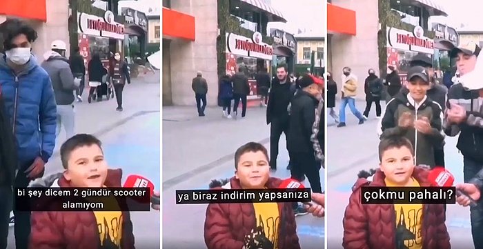 7 Yaşındaki Çocuk: '2 Gündür Scooter Alamıyorum, Biraz İndirim Yapsanıza Bir Şeyler Alabilsek'