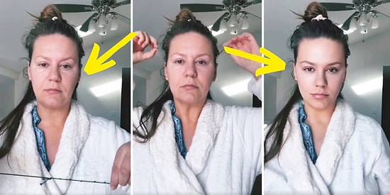 Efekt mi Yoksa Gerçek mi? Kullandığı Aparat ile Estetiğe İhtiyaç Duymadan Yüzünü Gerdiren Kadın