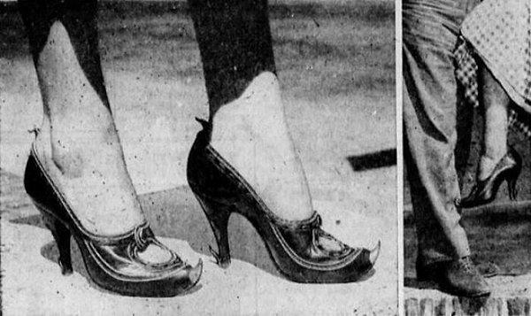 8. 1950'lerin ortasında İtalyan ayakkabıcıları 'savunma ayakkabıları' ismini verdikleri bu ayakkabıları satıyorlarmış.
