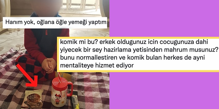 Eşi Evde Olmadığı İçin Acıkan Çocuğuna Abur Cubur Veren Babanın Paylaşımı Tepki Çekti