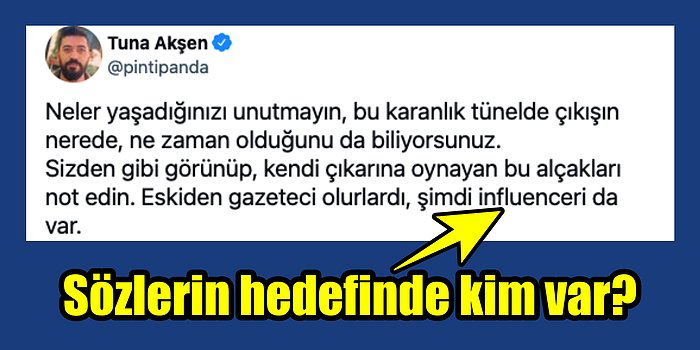 PintiPanda "Burası Norveç Değil" Diyerek Tatlı Su Solculuğu ile Suçladığı Kişilere İsim Vermeden Yüklendi