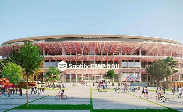 2. Barcelona, Spotify ile sponsorluk sözleşmesi imzaladı. Yapılan anlaşmaya göre Camp Nou'nun yeni ismi Spotify Camp Nou oldu.