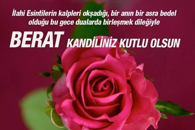 Resimli Berat Kandili Mesajları