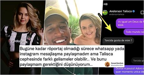 Beşiktaşlıları Heyecanlandıran Mesajlaşma! Cansel Kemiksiz'in Talisca ile Instagram Yazışmaşı Çok Konuşulacak