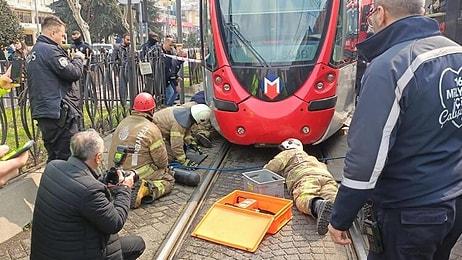 İntihar İddiası: Fatih'te Bir Kişi Tramvayın Altında Kaldı!
