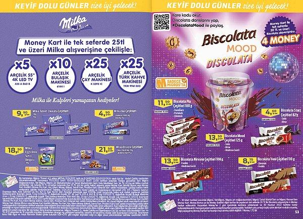 Biscolata Mood Çeşitleri 125 g 13,50 TL.
