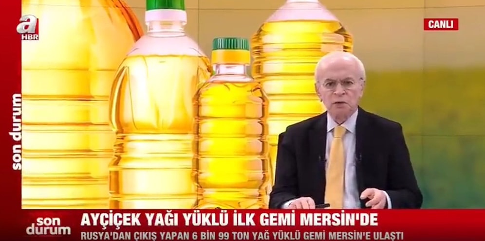 A Haber Canlı Yayınladı: Rusya'dan Türkiye'ye Tonlarca Ayçiçek Yağı Taşıyan İlk Gemi Mersin'e Ulaştı