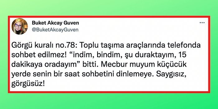 Görgü Kuralı mı? Toplu Taşımalarda Telefonla Konuşulmaması Gerektiğini Savunan Akademisyen Tartışma Yarattı