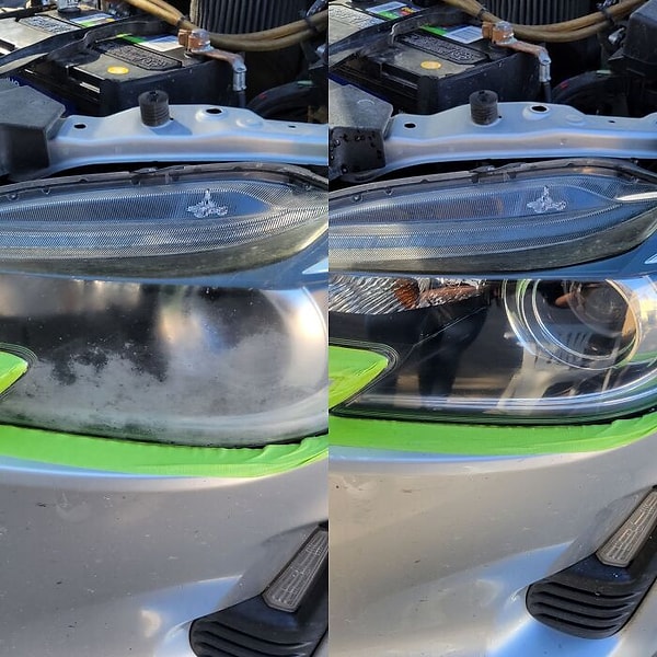 15. Я сегодня отреставрировал свои фары и очень горжусь результатом. Сэкономлено более 100 долларов по сравнению с покупкой в магазине