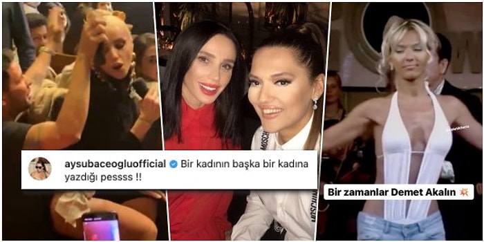 Yıllar Önceki Görüntüleri Ortaya Çıkan Demet Akalın'ın Kankası Gülşen'in Kucak Dansına Yaptığı Olay Gönderme