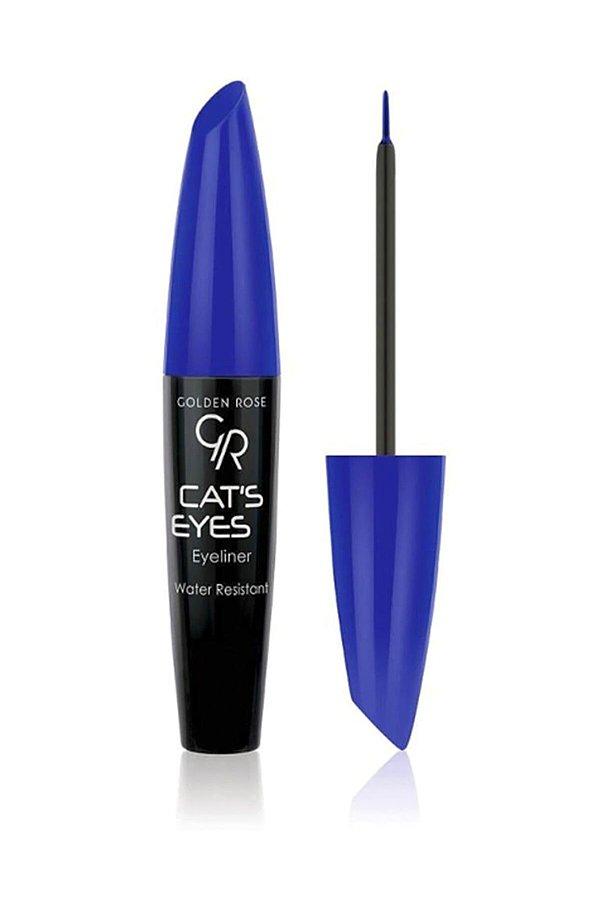 11. Golden Rose mavi eyeliner, göz makyajında öne çıkan ürünlerden biri.