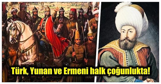 Çok Uluslu Osmanlı İmparatorluğu'ndaki Vilayetlerde Yaşayan Halkın Etnik Kökenlerine Göre Dağılımı