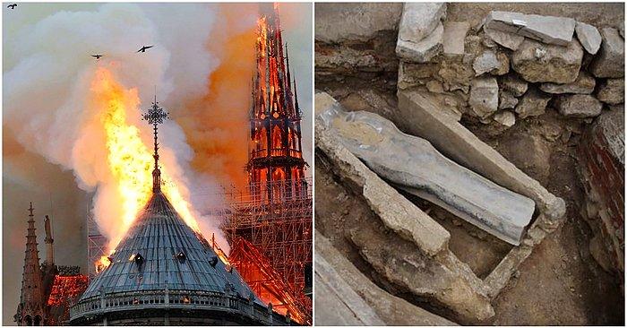 2019 Yangınından Sonra Restorasyonu Devam Eden Notre Dame Katedrali'nin Altında 700 Yıllık Lahit Bulundu