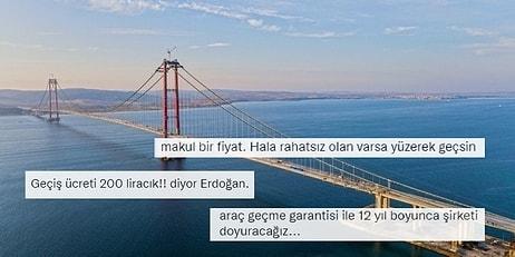 'Yüzerek Geçin' Diyen de Var Evden Ödeme Yapan da: Çanakkale Köprüsü Geçiş Ücreti Gündem Oldu!