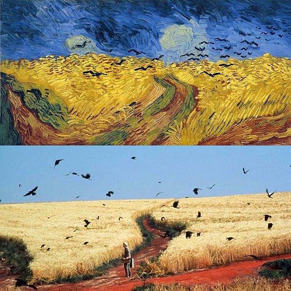 Akira Kurosava’nın ‘Dreams’ filmi(1990) ve Van Gogh’un ‘Buğday Tarlası ve Kargalar’(1890) adlı eseri