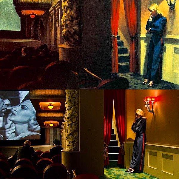 Shirley: Gerçekliğin Kehaneti (2013) Edward Hopperin ‘New York Sineması’(1939) adlı tablosu
