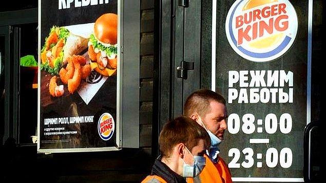 In the statement, it was stated that the relevant partners were contacted for the closure of Burger King restaurants in Russia, but this was rejected.