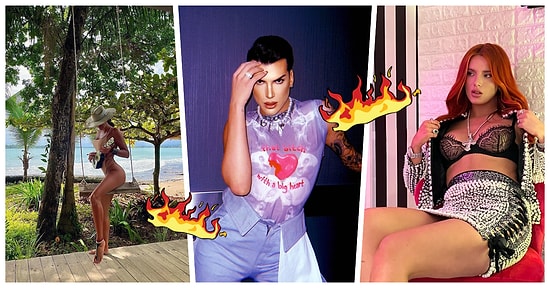 Hafta Boyunca Yaptıkları Sıcak Paylaşımlarla Ülke Genelinde Havaların Isınmasına Sebep Olan Ünlüler