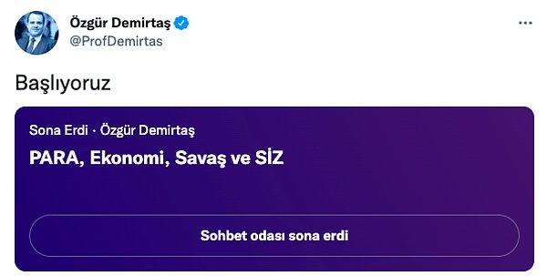 Öte yandan Demirtaş'ın Pazar akşamı düzenlediği "PARA, Ekonomi, Savaş ve SİZ" başlıklı yayını ise yine binlerce kişi tarafından canlı olarak dinlendi.