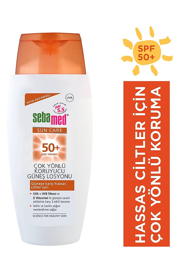 6. Sebamed Sun Care 50+ Güneş Losyonu