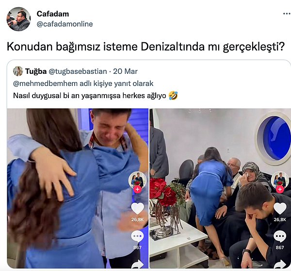 14. Viral videoya gelen viral yorum