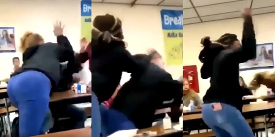 Beyaz Kadın Siyah Kadını Döverken Eğlenenler, Siyah Kadın Beyaz Kadını Allah'ına Kavuştururken Müdahale Etti