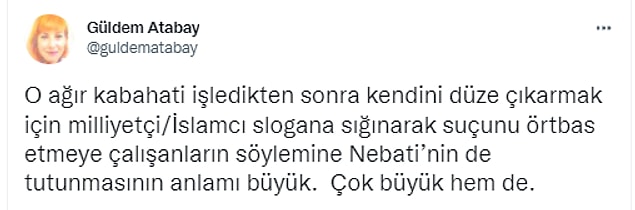 Nureddin Nebati'nin konuşmasına ise sosyal medyada tepki yağdı