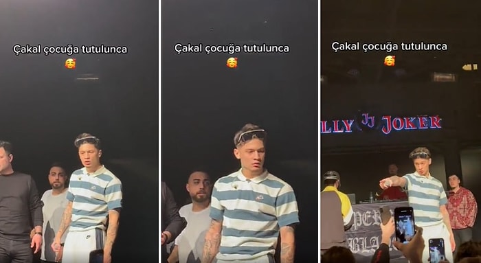 Rapçi Çakal Konserde Bir Hayranına Sinirlendi: 'Oğlum Ayıp Değil mi Lan?'