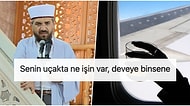 Başka Arzun? Uçakta Alkollü İçki İçenlere Rahatsızlık Vermek İsteyen Şenocak Tepkilerin Odağında