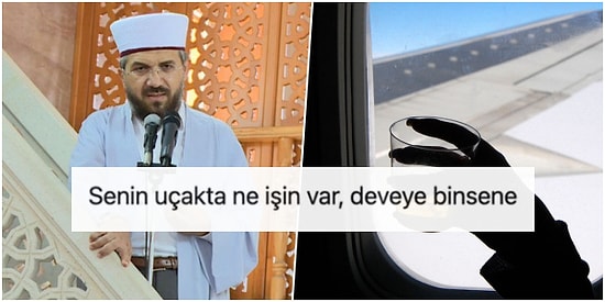 Başka Arzun? Uçakta Alkollü İçki İçenlere Rahatsızlık Vermek İsteyen Şenocak Tepkilerin Odağında