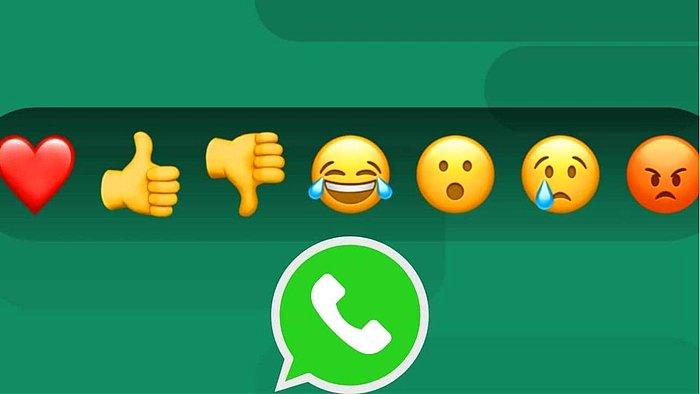 WhatsApp Beklenen Emojiyle Tepki Özelliği Sonunda Geldi!