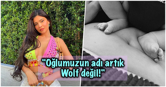 Bebeğine Koyduğu İsim Yüzünden Dalga Konusu Olan Kylie Jenner Oğlunun Adını Değiştirdiklerini Açıkladı!