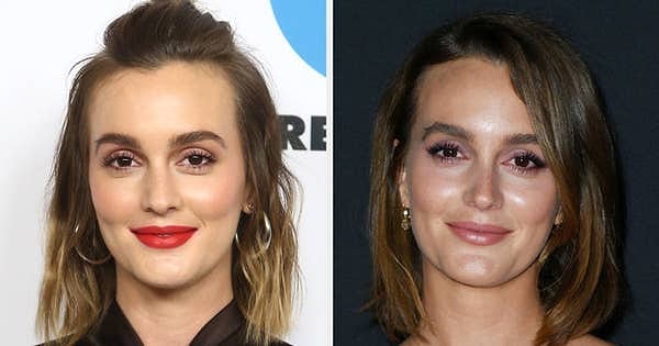 Лейтон Меестер выглядит лучше с красной помадой или без?