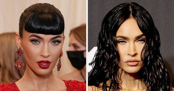 Меган Фокс выглядит лучше с красной помадой или без?