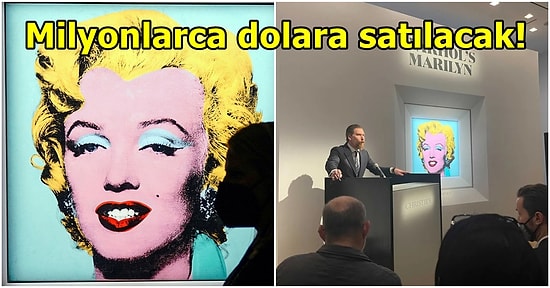 Sanat Tarihinin En Pahalı Satışı! Andy Warhol'un Ünlü Blue Marilyn Adlı Eseri Rekor Fiyata Alıcı Bekliyor