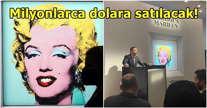 Sanat Tarihinin En Pahalı Satışı! Andy Warhol'un Ünlü Blue Marilyn Adlı Eseri Rekor Fiyata Alıcı Bekliyor