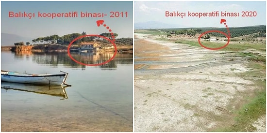 Bu da İklim Davası: Yüzde 98'i Kuruyan Marmara Gölü'nün Balıkçılarına 322 Bin Liralık Kira Çıkartıldı