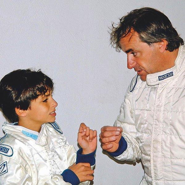 9. Carlos Sainz ve babası.