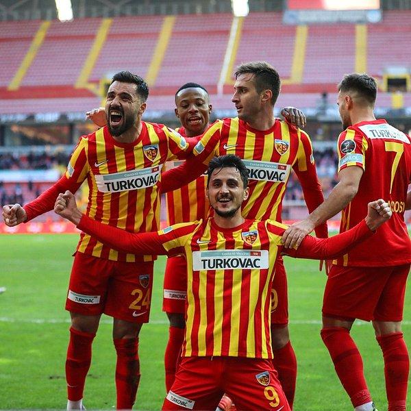 15. Kayserispor - 9 futbolcu