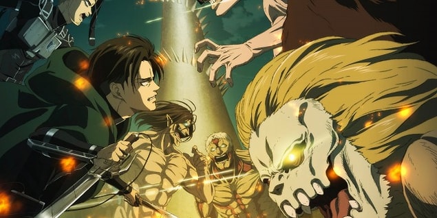 1. Attack On Titan/Titana Saldırı (2013)-IMDb: 9.1