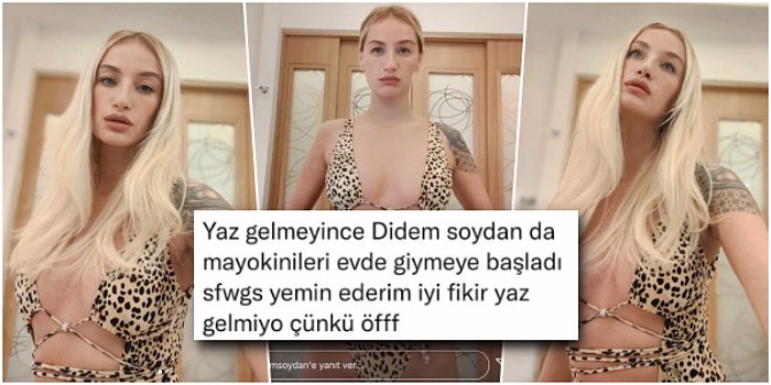 Banyosunda Mayokini Giyip Klip Çeken Didem Soydan, Bir Takipçisine Verdiği İlginç Cevapla Herkesi Şaşırttı!