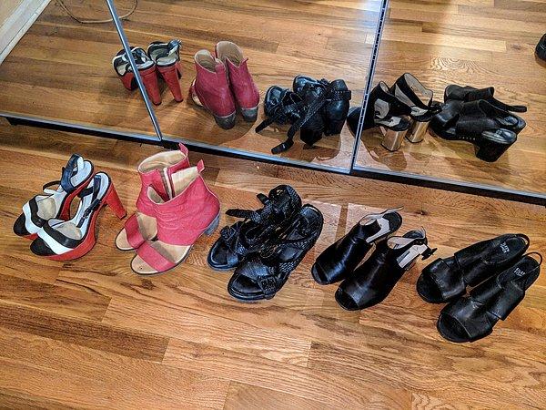 18. "Ayakkabıların sadece ayakkabı dolabında durmadığını öğrendim. Özellikle eve girdiğinizde bir topuklu ayakkabıya takılıp düşme ihtimaliniz yüksek."