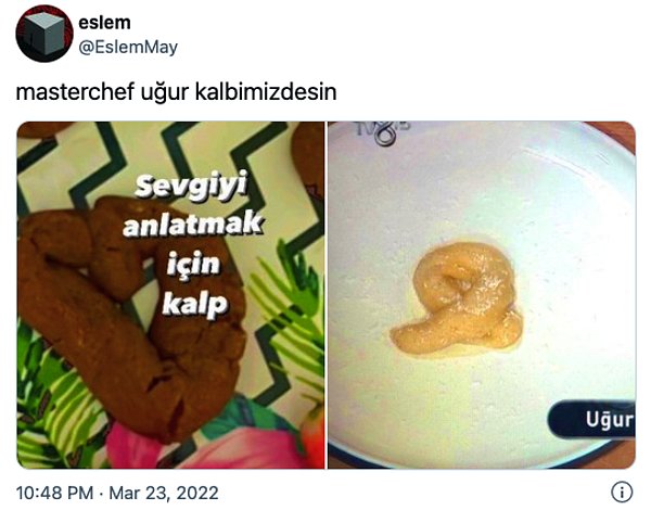 Pqueen'in ibretlik kalp kurabiyesi karşısında ise kelimeler kifayetsiz kaldı.