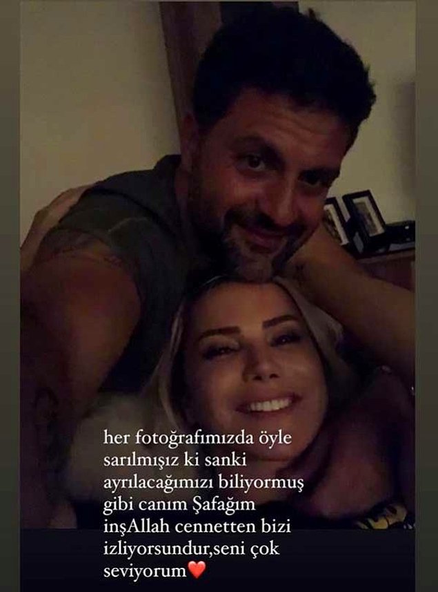 Ece Erken Vefat Eden Eşi Şafak Mahmutyazıcıoğlu'yla Fotoğrafını Paylaştı: "Sanki Ayrılacağımızı Biliyorduk..."