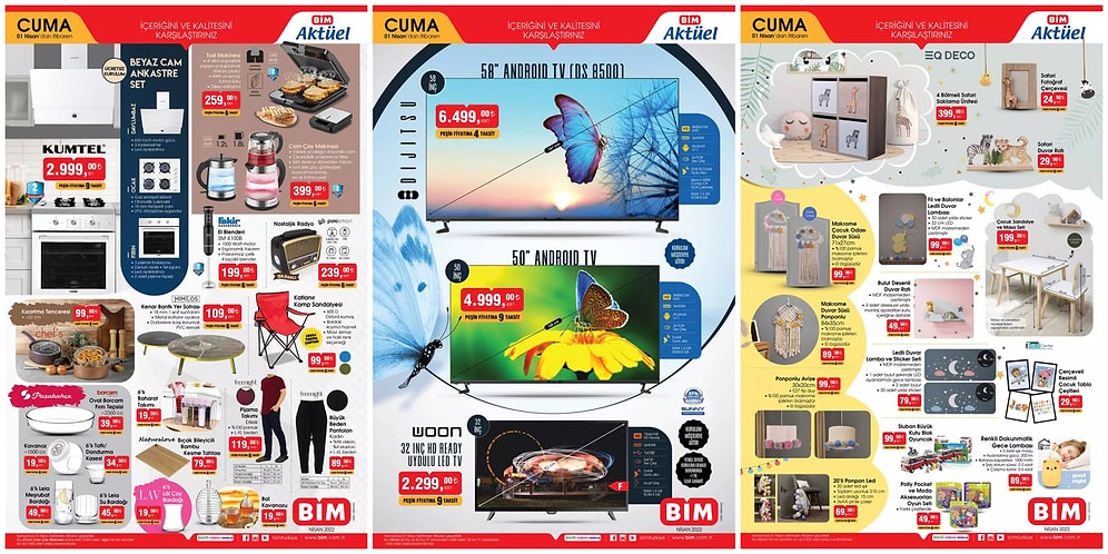29 Mart - 1 Nisan BİM Aktüel İndirim Kataloğu