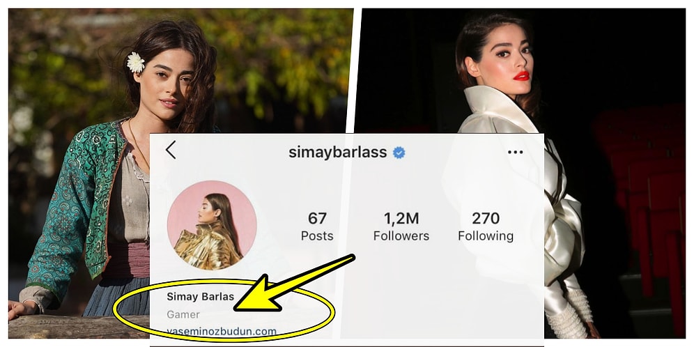 Aziz'in Efnan'ı Simay Barlas'ın Sosyal Medya Biyografisine Oyuncu Yerine Gamer Yazması Olay Oldu