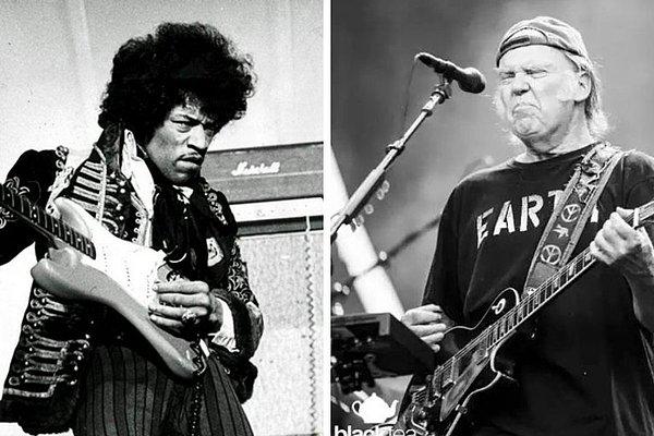 5. TIL Jimi Hendrix ve Neil Young, Woodstock festivaline giderek gruplarıyla birlikte sahne almak için kamyonet çalmıştır.