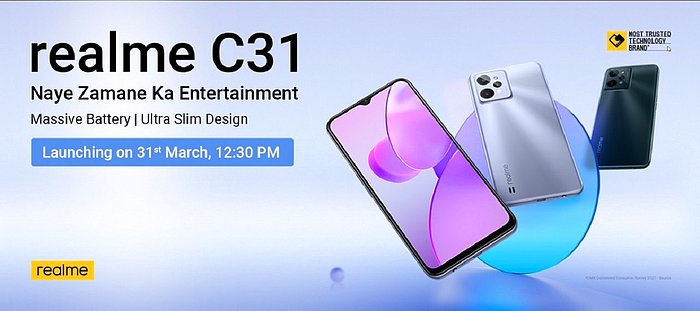 Realme’nin Bütçe Dostu Modeli Realme C31 Tanıtıldı: Özellikleri ve Fiyatı!