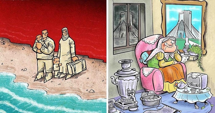 25 иллюстраций от художника, который показывает проблемы современного общества