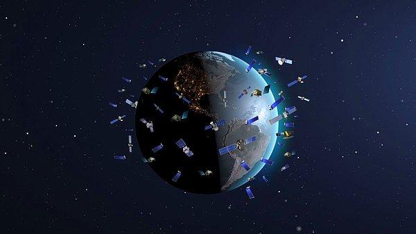 Küresel değişime dair daha fazla kanıt, 1960'lardan başlayarak Dünyanın çevresindeki uydulardan geldi.